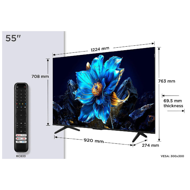 TCL 55 Inch QLED 4K Google TV Dolby Vision – P7K – Abdul Latif