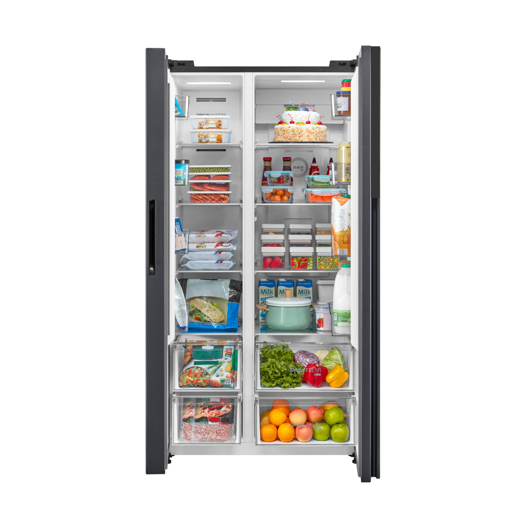 Toshiba Side-by-Side Refrigerator 549L with Dual Inverter