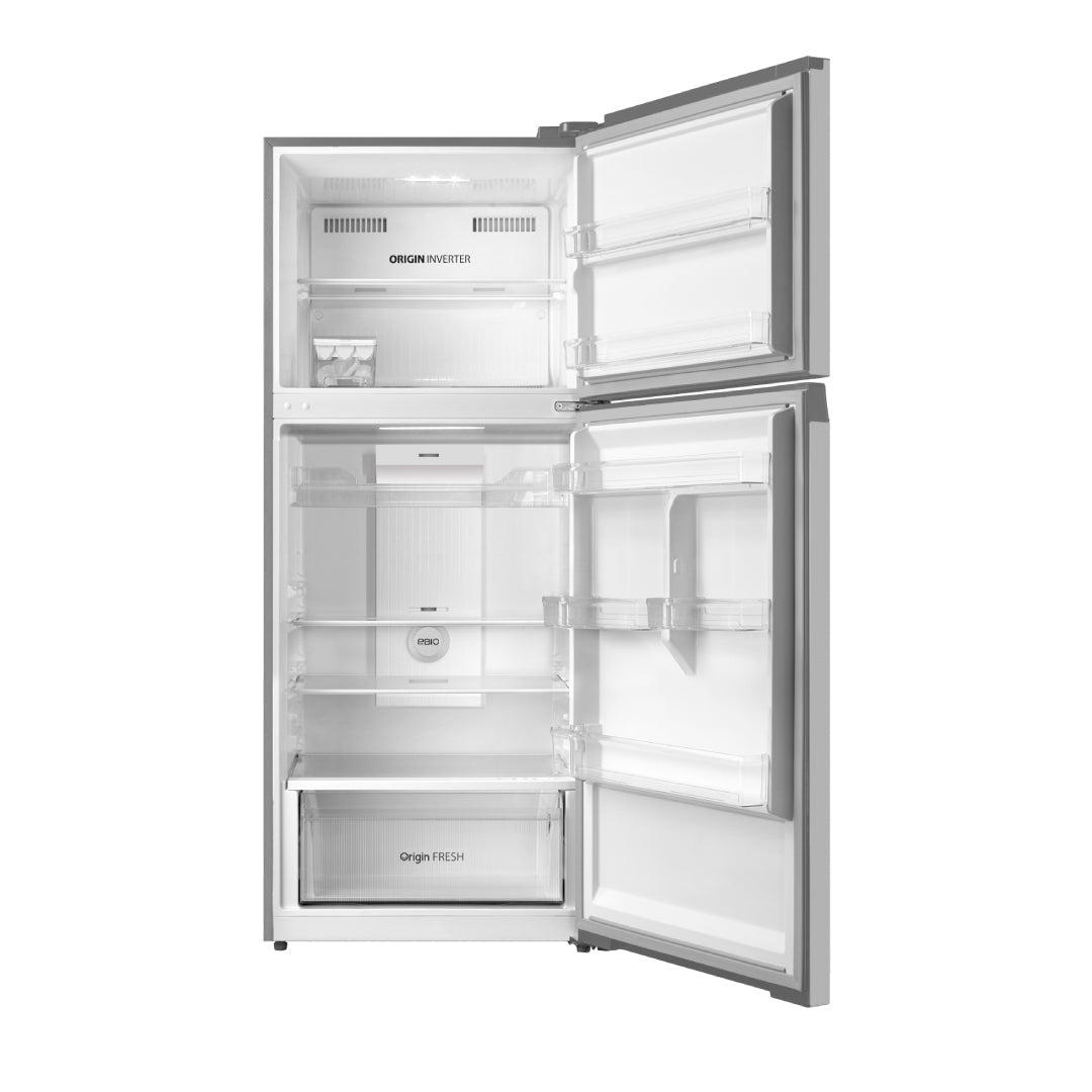 Toshiba Refrigerator 2 Door 14.50 Cu Ft 411L Inverter Lixiu Grey