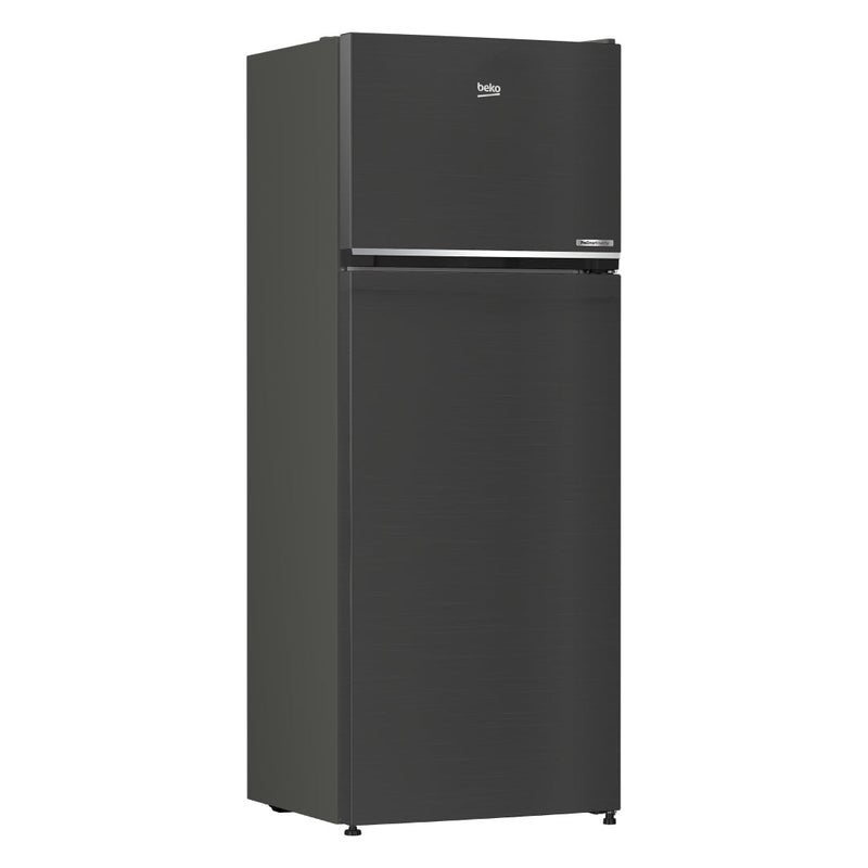 Beko Top Mount Refrigerator 408L 14.5 Cu. Ft Dual Cooling Inverter Dark Inox