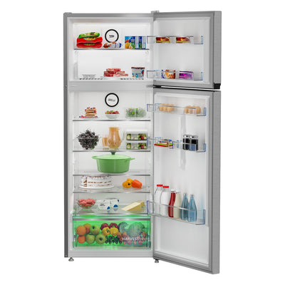 Beko Top Mount Refrigerator 408L 14.5 Cu. Ft Dual Cooling Inverter Inox