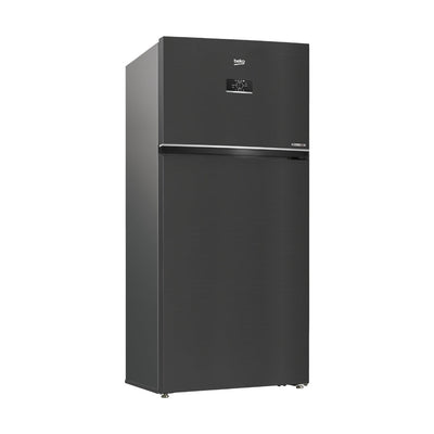 Beko Top Mount Refrigerator 2 Door 630L  22.3 Cu ft Inverter Dark inox
