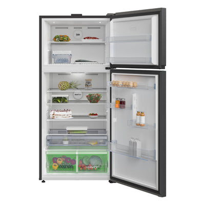 Beko Top Mount Refrigerator 2 Door 630L  22.3 Cu ft Inverter Dark inox