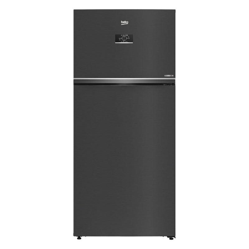 Beko Top Mount Refrigerator 2 Door 630L  22.3 Cu ft Inverter Dark inox