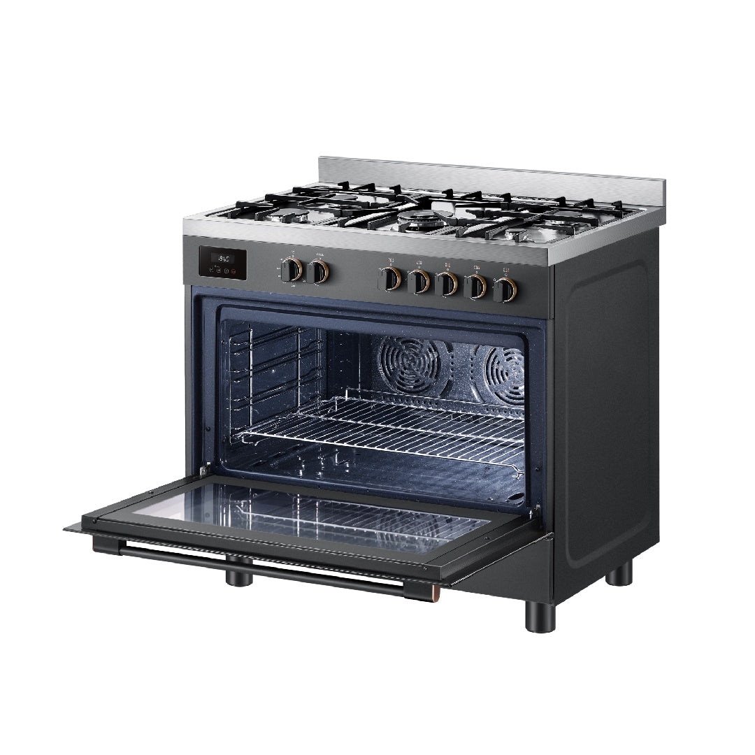 Toshiba Professional Gas Cooker 5 Burner 90x60 Grey – Abdul Latif Toshiba Professional Gas Cooker 5 Burner 90x60 Grey – Abdul Latif