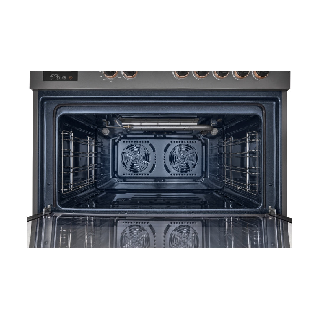 Toshiba Professional Gas Cooker 5 Burner 90x60 Grey – Abdul Latif Toshiba Professional Gas Cooker 5 Burner 90x60 Grey – Abdul Latif