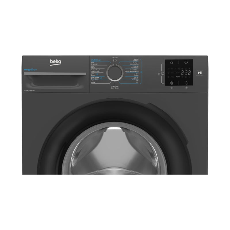 Beko Front Load Washer 9Kg 14 Program Black