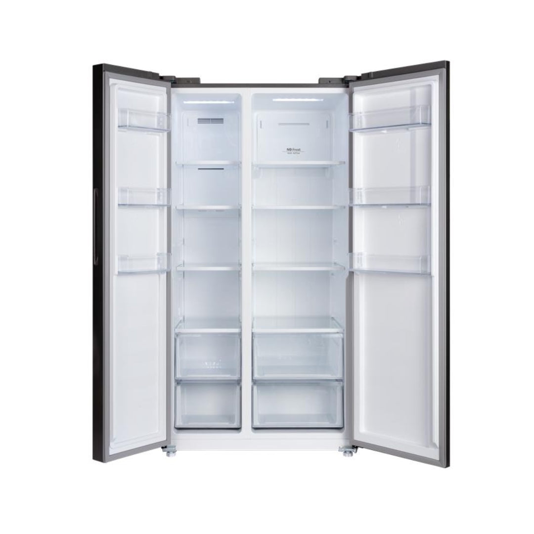 White Westinghouse Side-by-Side Refrigerator 525L Inverter Inox