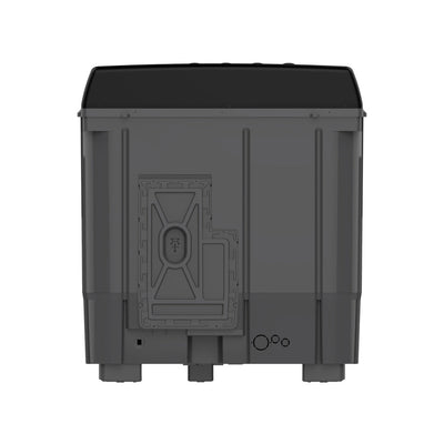 White Westinghouse  Twin Tub Washing Machine 18 Kg Mega Power Button Knobs Black/Grey
