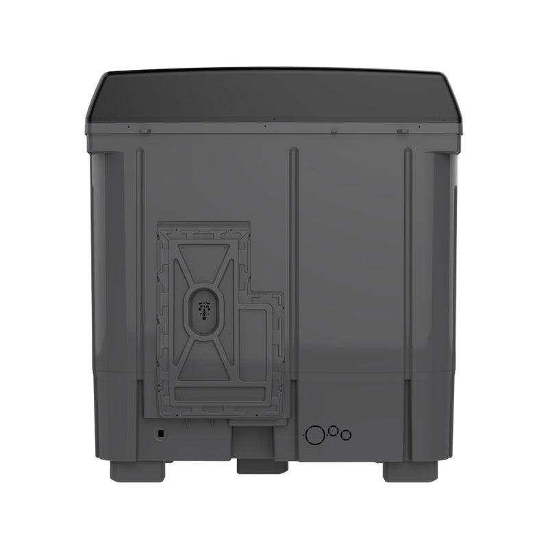White Westinghouse  Twin Tub Washing Machine 26 Kg Mega Power Button Knobs Black/Grey