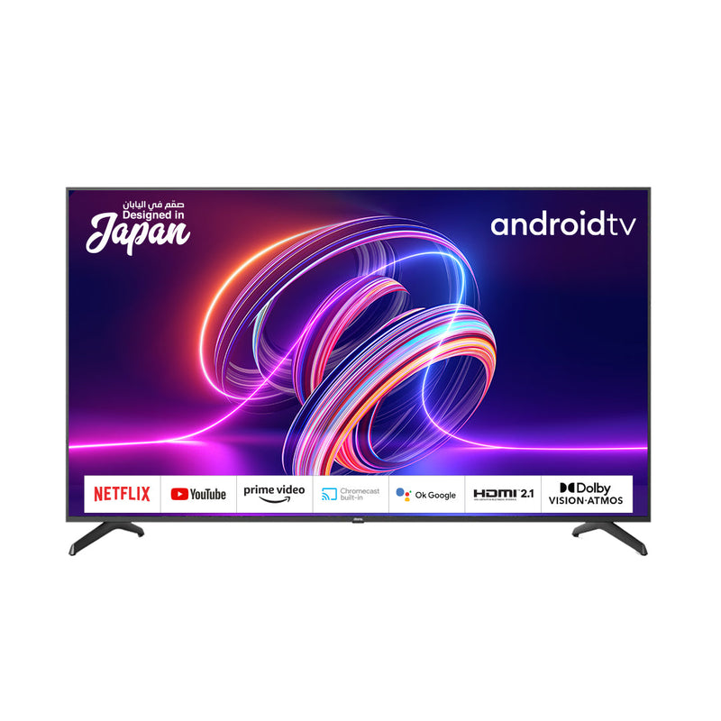 Dora 75 Inch UHD 4K Smart TV with Android 11 HDMI 2.1 Dolby Vision and Dolby Atmos