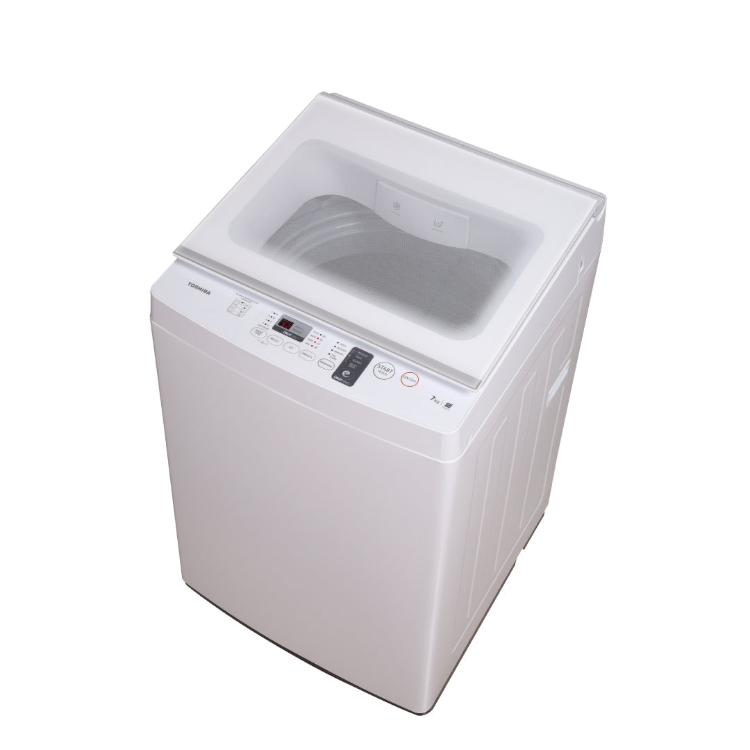 Toshiba Top Load Washer 7KG GreatWave Glass Lid with Pump 60Hz