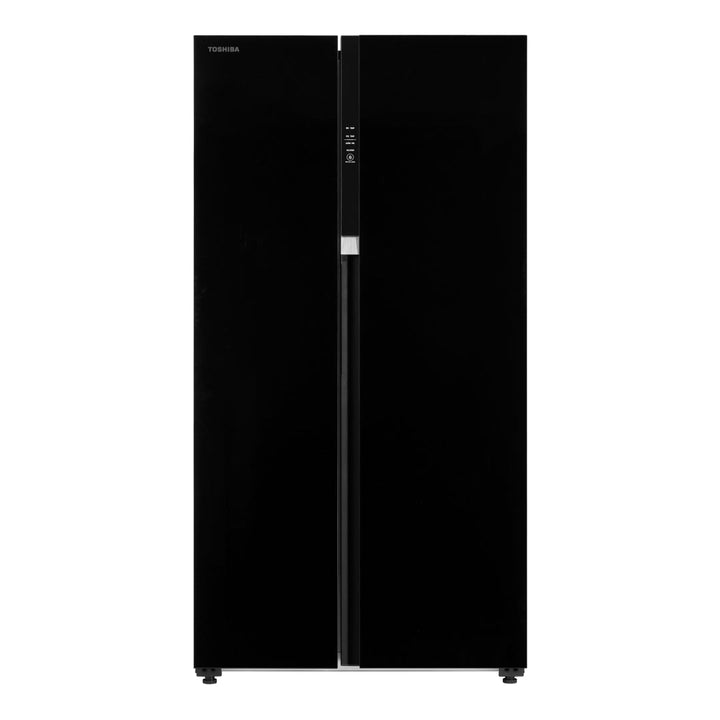 Toshiba Side-by-Side Refrigerator 549L with Dual Inverter Black