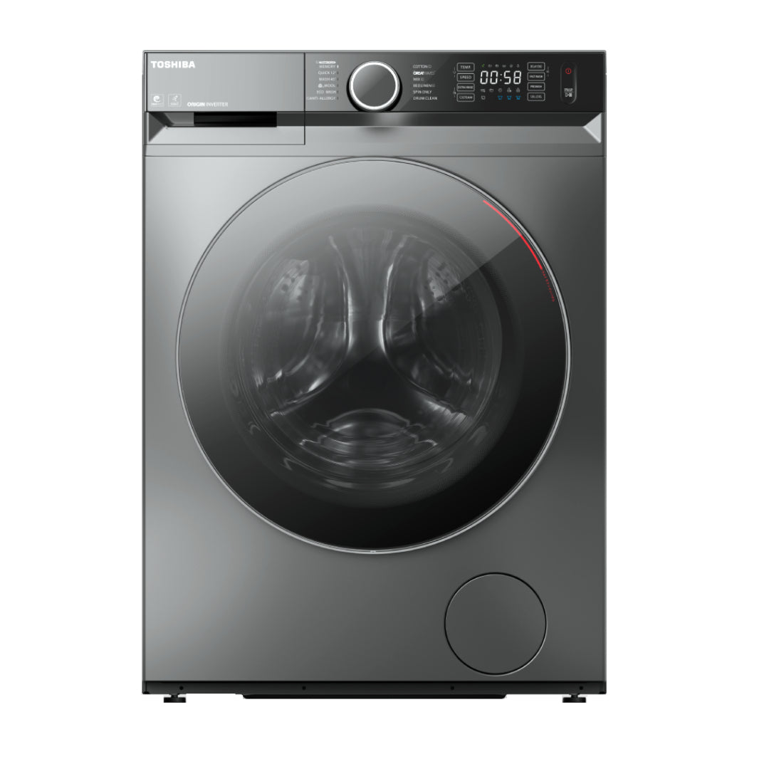Toshiba Front Load Washer 8Kg 1400RPM Origin Inverter Digital